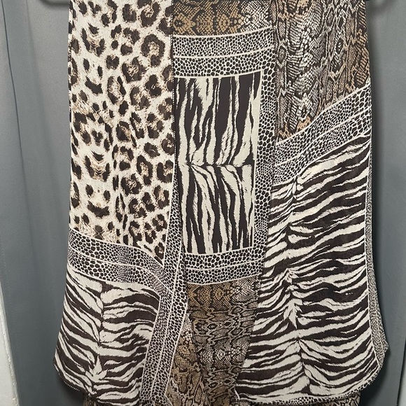 Animal Print Coverup Kimono - Picture 4 of 15